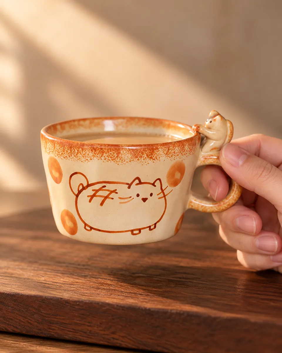 Bakery Cat Coffee Cups