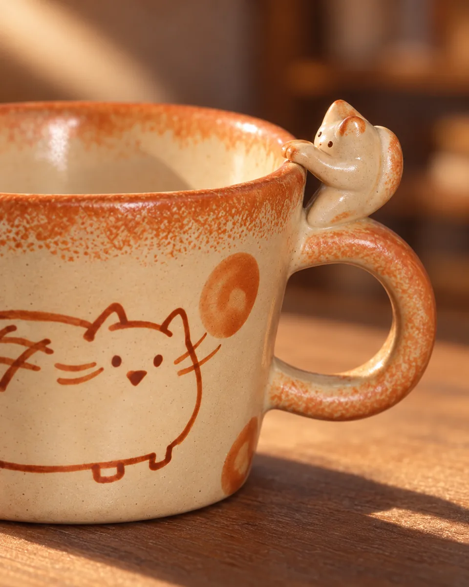 Bakery Cat Coffee Cups