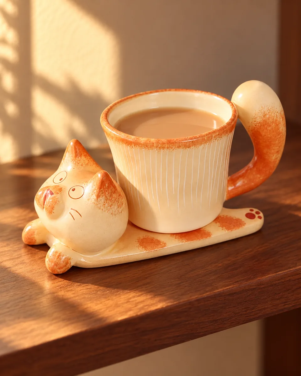 Bakery Cat Coffee Cups