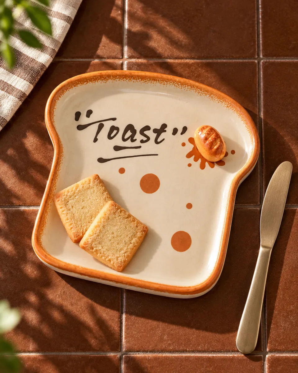 Bakery Relief Cups and Toast Plate