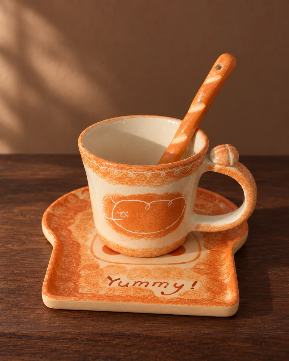Bakery Cat Coffee Cups