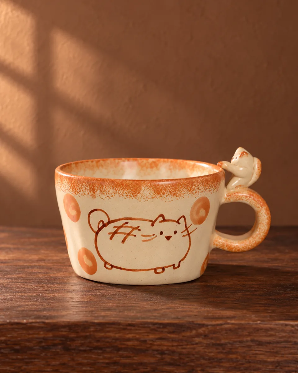 Bakery Cat Coffee Cups
