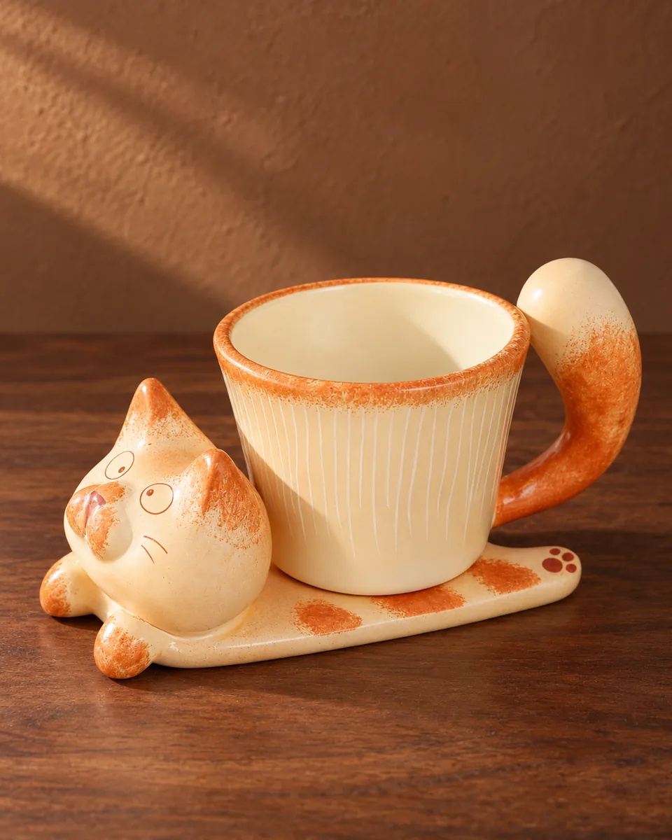 Bakery Cat Coffee Cups