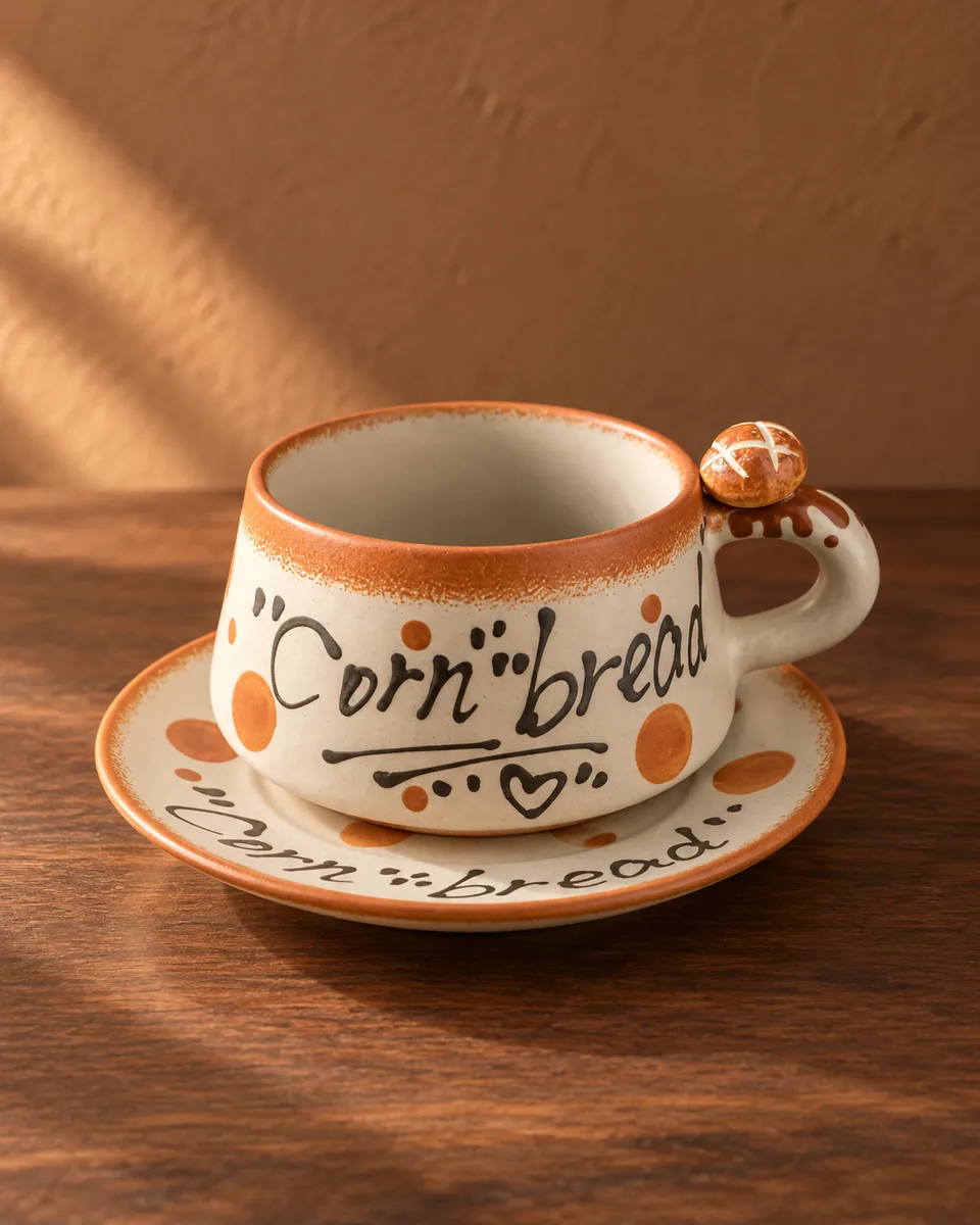 Bakery Relief Cups and Toast Plate