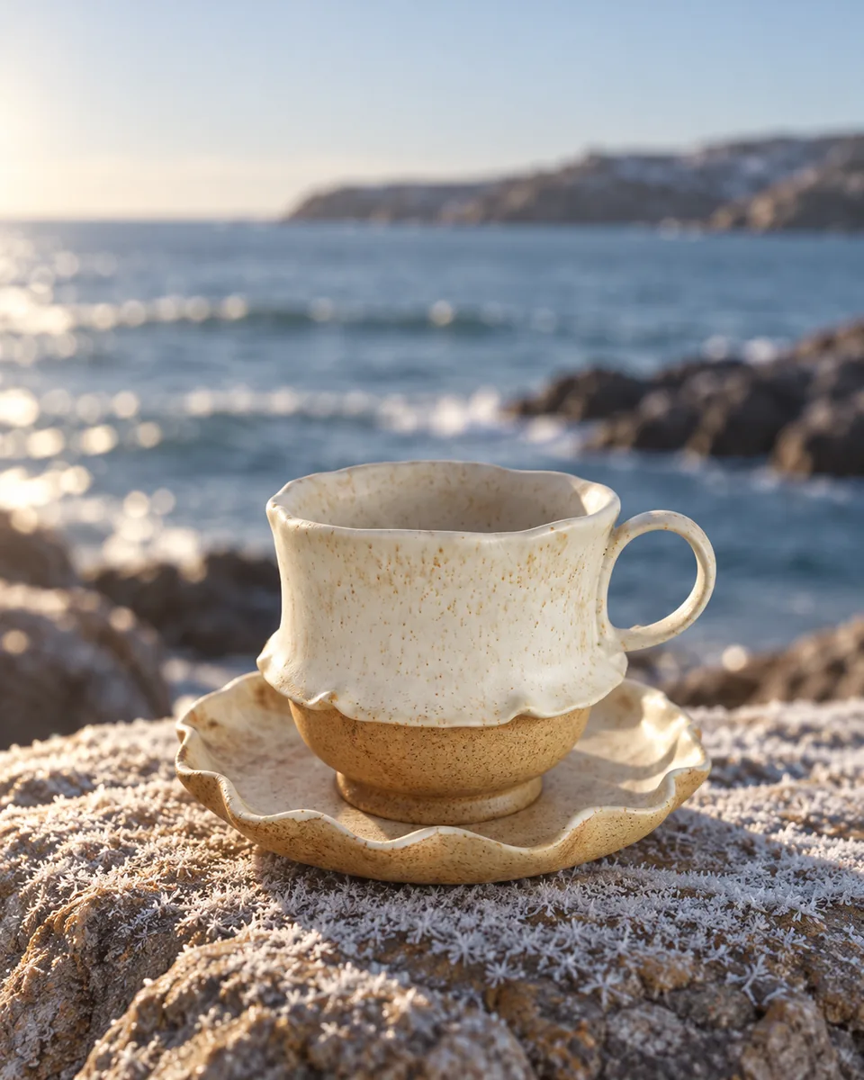 Wild Frost Cup and Saucer