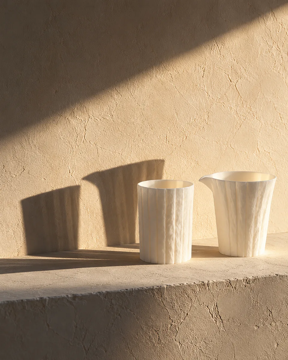 A paper cup made permanent: Dehua porcelain and the folded cups